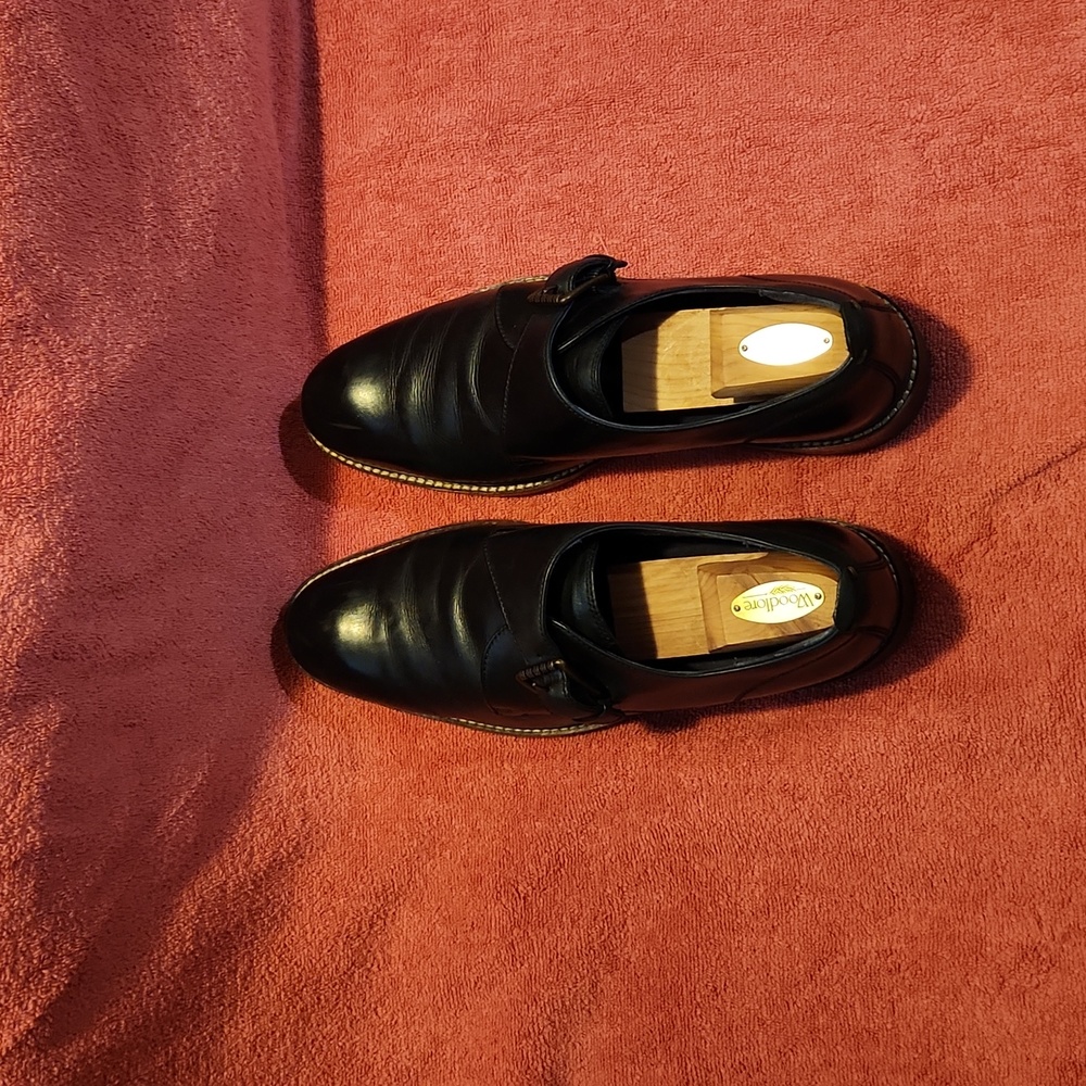 Mens COLE HAAN Black Monk Shoe